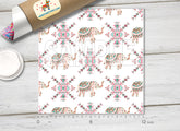 Tribal elephant Patterned Adhesive Vinyl 900